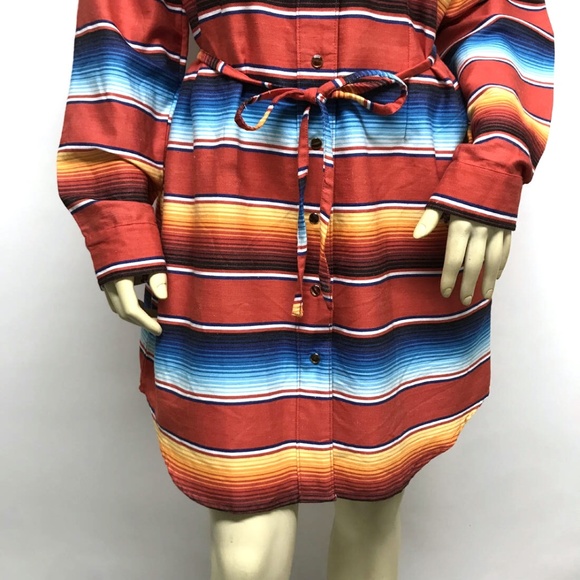 ❌❌SOLD❌❌ TASHA POLIZZI Colt 44 Ranch SERAPE Dress - Picture 6 of 8